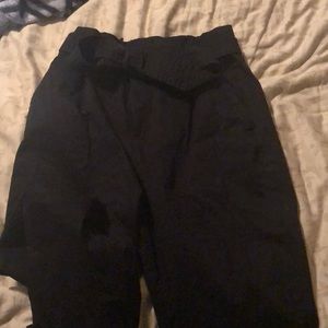 H&M tie waist pants